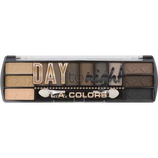 L.A. Farver Dag til nat 12 Farve Eyeshadow Palette Dagslys 0,28 oz