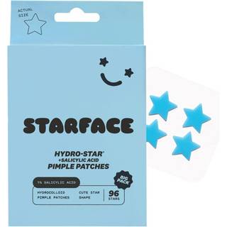 Starface Hydro-Star + Salicylsyre BIG PACK Hydrokolloidplastre med 1% salicylsyre hjlper synligt med at krympe og berolige pletter Sd stjernefo
