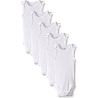 Carter's 5-pack S/L Bodysuits- White- 6 m?neder