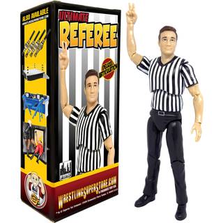 Ultimativ dommer med deluxe bevægelige led til 6-tommers wrestling-actionfigurer - 20+ ledpunkter