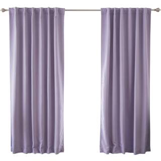 Bedste hjemmefashion premium blackout -gardinpaneler - solid termisk isoleret vinduesbehandling Blackout til sovev?relse - Back Tab & Rod Pocket