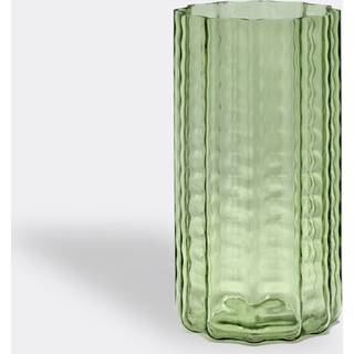Serax Waves 02 vase 28 cm Green-clear