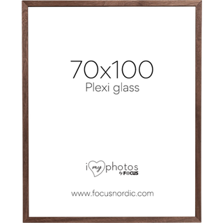 Focus Soul Walnut veneer 70X100 Plexi - Ramme