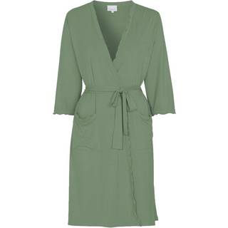 Damella Viscose Plain Wave Robe - Light green - Large * Kampagne *