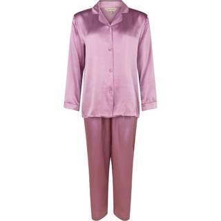 Lady Avenue Pure Silk Basic Pyjamas - Pink - X-Large