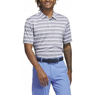 Adidas Golf tofarve stribet poloskjorteX-Large Regular