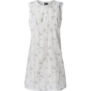 Trofe Romantic Floral Nightdress - White - Large