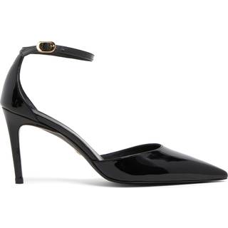 Stuart Weitzman Stuart 85 Strap Pump - Woman Pumps And Slingback Black 39.5