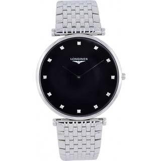 Longines L4.766.4.58.6 Grande Classique Sort/Stål Ø37 mm