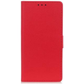 Xiaomi Redmi Note 8 Læder Flip Cover m. Pung - Rød