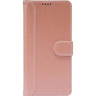 iPhone SE (2022 / 2020) / 8 / 7 Flip Cover m. Pung - Lodret Syning - Rose Gold
