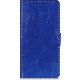 Huawei Honor 9X Lite Neutralt Læder Cover m. Pung Blå