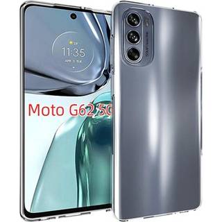 Skridsikkert Motorola Moto G62 5G TPU Cover - Gennemsigtig