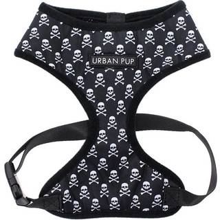 Urban Pup Harness - Skulls & Crossbones / L