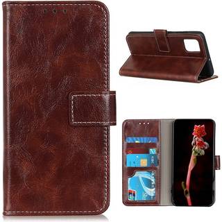 Samsung Galaxy S20 FE / S20 FE (5G) Læder Flip Cover m. Stander - Brun