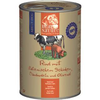 REAL NATURE Adult, dåse okse & skinke 400 g