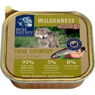 REAL NATURE Adult Wilderness True Country kylling & laks 100 g