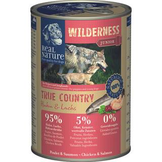 REAL NATURE Junior Wilderness True Country kylling & laks 400 g