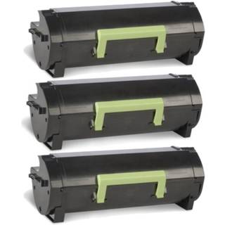 Kompatibel toner Lexmark 602H - 60F2H00, 3 stk. rabatpakke 30000 sider
