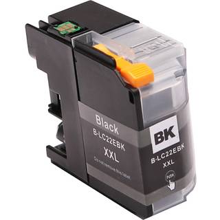 Kompatibel printerpatron til Brother LC-22E BK sort til Brother MFC-J-5920DW fra ABC