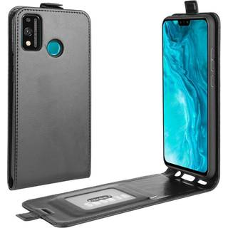 Huawei Honor 9X Lite Læder Flip Cover m. Kortholder Sort
