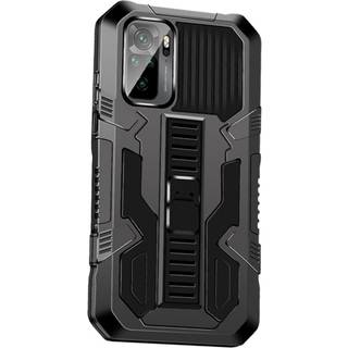 Xiaomi Poco M5S / Redmi Note 10S Håndværker Cover m. Diskret Kickstand - Sort