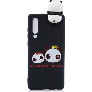 Huawei P30 Cover 3D Diamond Prince - Sort