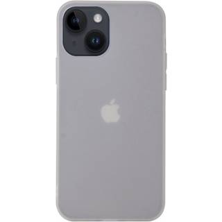 iPhone 14 Plus Fleksibelt Bagside Cover - Gennemsigtig / Hvid