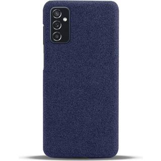 Samsung Galaxy M52 (5G) KSQ Stof Plastik Bagside Cover - Blå