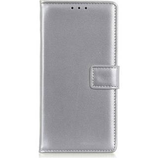 Samsung Galaxy A73 (5G) Læder Flip Cover m. Pung - Sølv