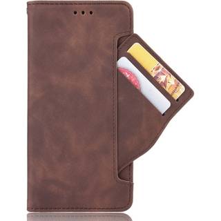 Motorola Moto G Stylus (2022) Blødt Læder Flip Cover m. Pung - Brun