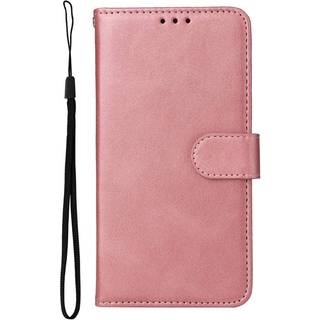Samsung Galaxy S23 Læder Flip Cover m. Pung - Lyserød