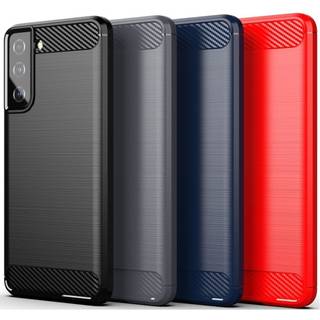 SKALO Samsung A12 Armor Carbon Stødsikker TPU-cover - Grå