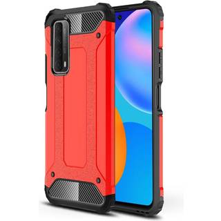 Huawei P Smart (2021) Armor Guard Håndværker Cover - Rød