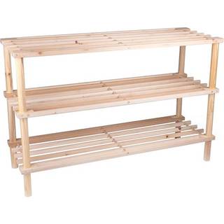 Alpina Skohylde i træ med 3 etager