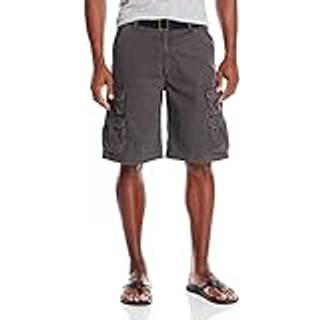 Wrangler Authentics Men's Premium Cargo Short Anthracite Twill 42