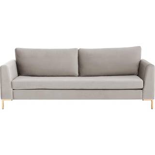 Ribsfløjlssofa Luna (3-personers)