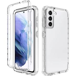Samsung Galaxy S21 Hybrid Plastik Bagside Cover - Gennemsigtig