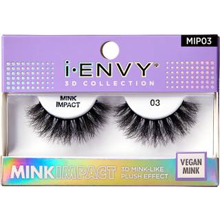 i-envy falske vipper 3d minklignende overd?dige p?virkning naturligt for dramatiske veganske ?jenvipper