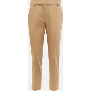 Max Mara Lince slim cotton pants - brown - M-L