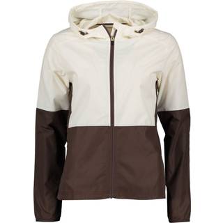 ENDURANCE Women's Kinthar Jacket with Hood Løbejakke Damer størrelse 40 farve brun/hvid