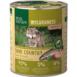 REAL NATURE Adult Wilderness True Country kylling & laks 800 g