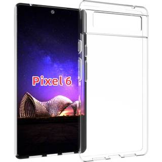 Google Pixel 6 Fleksibelt Plast Bagside Cover - Gennemsigtig