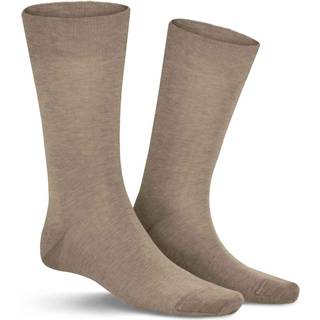 KUNERT Men Herren Socken beige Merc. Baumwolle unifarben