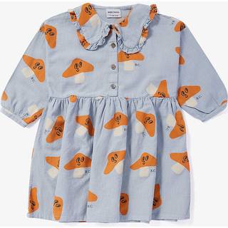 Bobo Choses Printed cotton dress - blue - Y 8