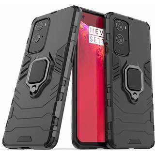 OnePlus 9 Pro Håndværker Bagsidecover m. Magnetisk Kickstand - Sort