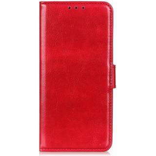 Samsung Galaxy M11 Læder Flip Cover m. Pung & Ståfunktion - Rød