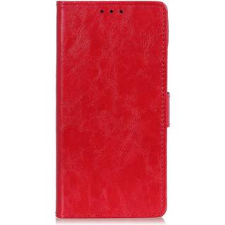 Huawei Honor 9X Lite Neutralt Læder Cover m. Pung Rød