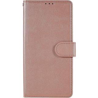 Oppo A76 / Realme 9i Læder Cover m. Pung & Ståfunktion - Rose Gold
