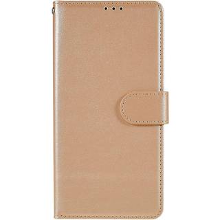 Oppo A76 / Realme 9i Læder Cover m. Pung & Ståfunktion - Guld